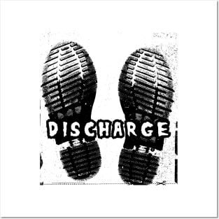 discharge classic boot Posters and Art